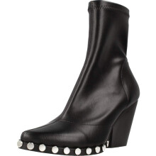 Noa Harmon Botins de salto Kansas, couro, preto, para mulher