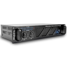 Ibiza AMP600-MKII, Amplificador PA profissional 2x480 W, Estéreo, Rack 19, Entradas RCA/Jack, Saídas Speakon
