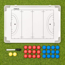 FORZA, quadro tático de hóquei, 3,45cm x 30cm, fácil de limpar, inclui canetas