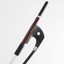 VINGOBOW Arco de Contrabasso Vertical, Madeira de Brasil, Modelo Alemão, 1/2 Tamanho, 72cm