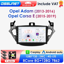 Autoradio Android Écran Tactile, 4 cœurs 1G 32G, CarPlay, pour Opel Adam 7862-2013, Corsa E 2016-2015, 2019