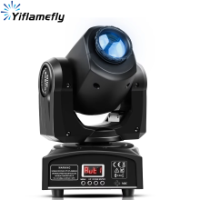 Yiflamefly Moving Head licht, 30W RGB LED, zwart, DMX 512, podiumverlichting voor DJ en live shows