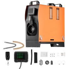 SucceBuy Chauffage diesel 8KW, chauffe-air portable avec écran LCD et télécommande, pour camion, bateau et camping-car