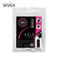 Sevich Haarfaserpulver, Keratin Haaraufbau, 50 g, schwarz