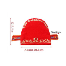 (Large Cotton)Childrens Cultural Costume Hat With Cotton And Fabric For Role Play Themed Wear