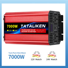 Reiner Sinus-Wechselrichter, 12V auf 220V, 7000W, DC-zu-AC-Spannungswandler für Auto