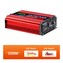 Reiner Sinus-Wechselrichter, 12V auf 220V, 3500W, DC-zu-AC-Spannungswandler für Auto