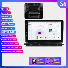Autoradio Android 13 pour Citroen C3 Aircross et C4 Aircross, Écran 9 pouces, 8 cœurs, 6 Go, 64 Go, Carplay sans fil