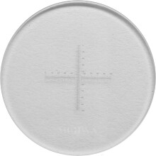 MUHWA Micrómetro Ocular em Cruz, 24 mm Ø, Vidro Óptico, para Microscópio de Laboratório