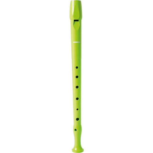 Hohner Flauta Soprano B9508, verde claro, digitacão alemã, plástico resistente
