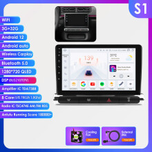 Autoradio Android 13 pour Citroen C3 Aircross C4, Écran 9 pouces, Carplay sans fil, 8 Cœurs 3G 32G