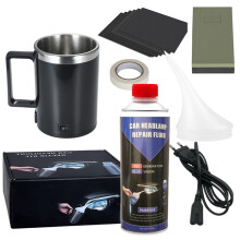Koplamp restauratiekit, 650g/500ml, inclusief polijstmiddel en stoombehandeling voor auto koplampen