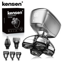 KENSEN S28 elektrisch scheerapparaat, 5-in-1 met 5D drijvend hoofd, IPX6 waterdicht voor hoofd en baard