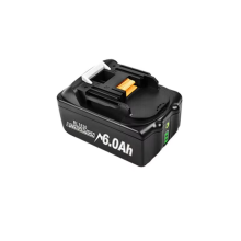Batterie Lithium Ion 18V 6.0Ah avec chargeur pour Makita BL1830B et outils LXT