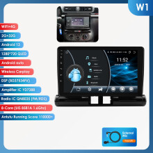 Autoradio Android 13, 8Core 2G 32G, Écran 9 pouces, CarPlay sans fil, Navigation, Citroen C3 Aircross C4
