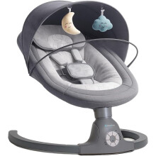 BEBE2LUXE Ava, Cadeira de Baloiço Elétrica para Bebés, 0-9 kg, Bluetooth, 5 intensidades e Temporizador