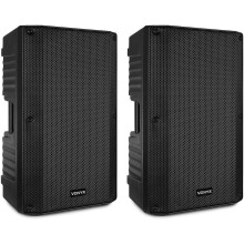 Vonyx VSA150S, altifalante ativo Bluetooth USB, 15 polegadas, 1000W, preto