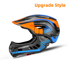 ROCKBROS kinderfietshelm, M (54-58 cm), slagvaste integraalhelm met 24 ventilatieopeningen voor fiets en scooter