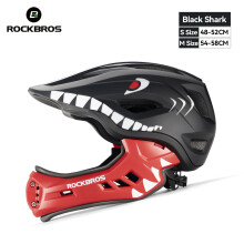 ROCKBROS kinderfietshelm, maat M (54-58 cm), slagvaste integraalhelm met ventilatieopeningen