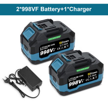 Gisam Batterie lithium-ion rechargeable 4,0Ah et 4,5Ah 18V pour perceuse et visseuse Makita