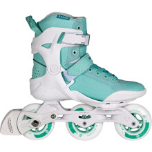 Powerslide Phuzion Radon 3x90 Lady, patins de rodas, estrutura de fibra de vidro, rodas de 90 mm