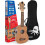 Octopus Ukelele Soprano UK205, madeira natural, modelo Academy completo 1