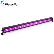 Yiflamefly podiumverlichting lichtbalk, 80W, 336 SMD RGBW LED's, 7000lm, zwart, voor buiten en evenementen
