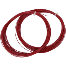 Keenso, conjunto de 2 cordas de badminton, 10m, alta flexibilidade, multifilamento, vermelho