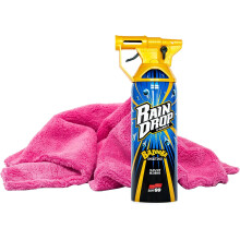 Detailmate Conjunto de Selagem, Spray Soft99 Rain Drop Bazooka 300 ml, para Pintura e Faróis, com Pano de Microfibra
