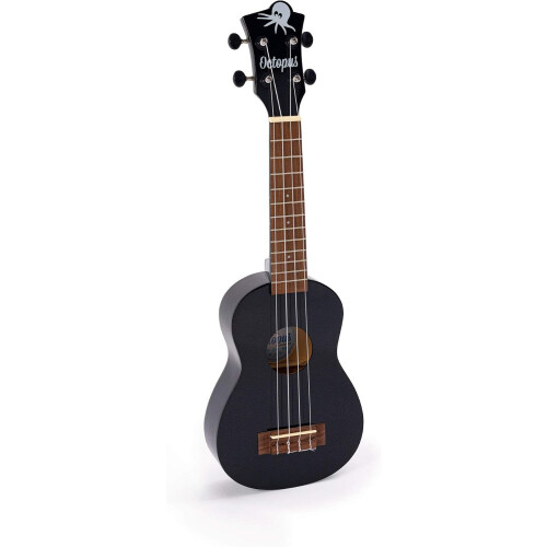 Octopus Ukelele soprano UK205, madeira, preto, completo 1