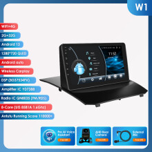 Autoradio Multimédia 2din pour Ford Fiesta Mk7 2009-2017, CarPlay Sans Fil, Android Auto, GPS, WiFi, 4G