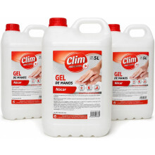Clim Profesional Sabão de Mãos pH Neutro Nácar, Conjunto de 3 garrafas de 5L, Cremoso e Espumoso