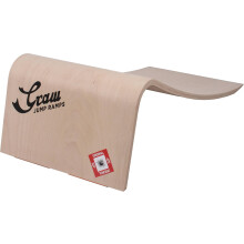 GRAW Rampa de Skate J25, madeira de faia, 85x40x25 cm, para skate e scooter