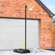 FORZA Poste de Netball, ajustável 2,4 m a 3,05 m, com rodas, conjunto de poste, bola e bomba