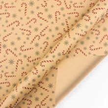 7 Pack Christmas Wrapping Paper Large Kraft Gift Wrap Vintage Holiday Designs 70 x 50cm