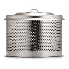 LotusGrill, recipiente de carvão de substituição pequeno, aço inoxidável, para churrasqueira