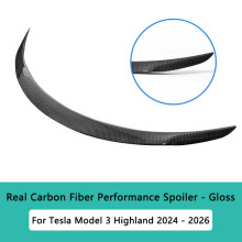 HEENVN kofferbakspoiler, voor Tesla Model 3 Highland en Model Y Juniper, echt koolstofvezel