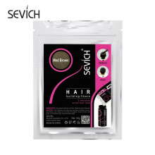 Sevich Haarfaserpulver, 50 g, Keratin, für dickeres Haar bei Haarausfall, Med-brown