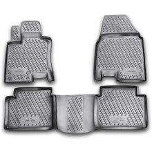 ELEMENT tapetes de chão para Nissan Qashqai+2 2008-2013, 7 lugares, SUV, conjunto de 4 peças, TPE