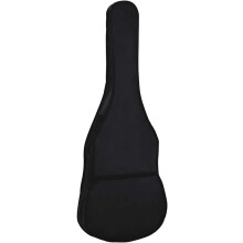 vidaXL capa para guitarra clássica, preto, tecido, 94x35 cm, para tamanhos 3/4 e 1/2