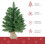 HOMCOM Árvore de Natal artificial pequeno, 60 cm, 70 ramos, verde 3