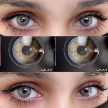 UYAAI Taylor DNA gekleurde contactlenzen, grijs, set van 2 voor cosmetische doeleinden