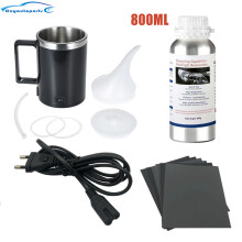 Scheinwerfer-Reparaturset, 800-ml-Flüssigkeit, 6x Schleifpapier, für Autoscheinwerfer