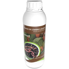 CULTIVERS Humus Líquido de Minhoca Ecológico, 1 L, Rico em Microrganismos, Regenerador de Solo