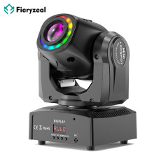 Fieryijver Beam Moving Head Light, 120W, 8 patronen RGB stroboscoopeffect, LED spot voor dj en disco