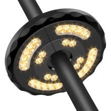 Luz para sombrinha de pátio, 28 LED, recarregável por USB, impermeável, sem fios, para campismo e exterior