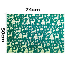 7 Pack Christmas Wrapping Paper Large Kraft Gift Wrap Vintage Holiday Designs 70 x 50cm