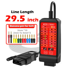 WOYO CTB007 OBD2 Breakout-Box, Diagnosetool für Fahrzeuge, mit 29.5inch 75cm Verlängerungskabel