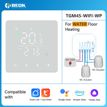 Vancoo Wasserbodenheizungssystem, Smart WIFI Thermostat, mit 8-Kammer-Hub-Controller, 110–240 V