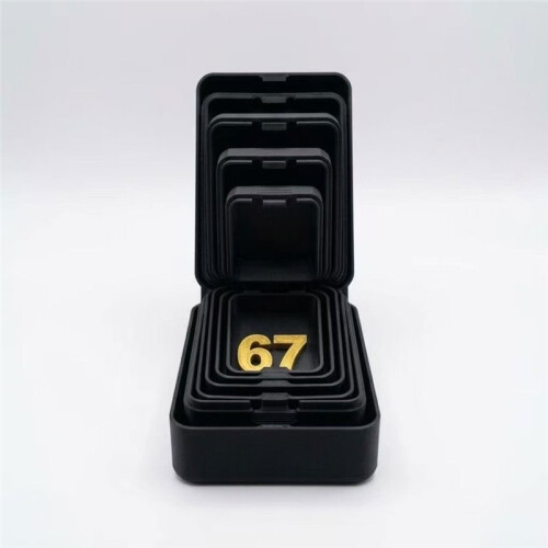 Storage Box Portable 3D Printed Jewelry Storage Box  Hidden Safe Box Decorative 7Layer Nesting Box Doll  Box B 1